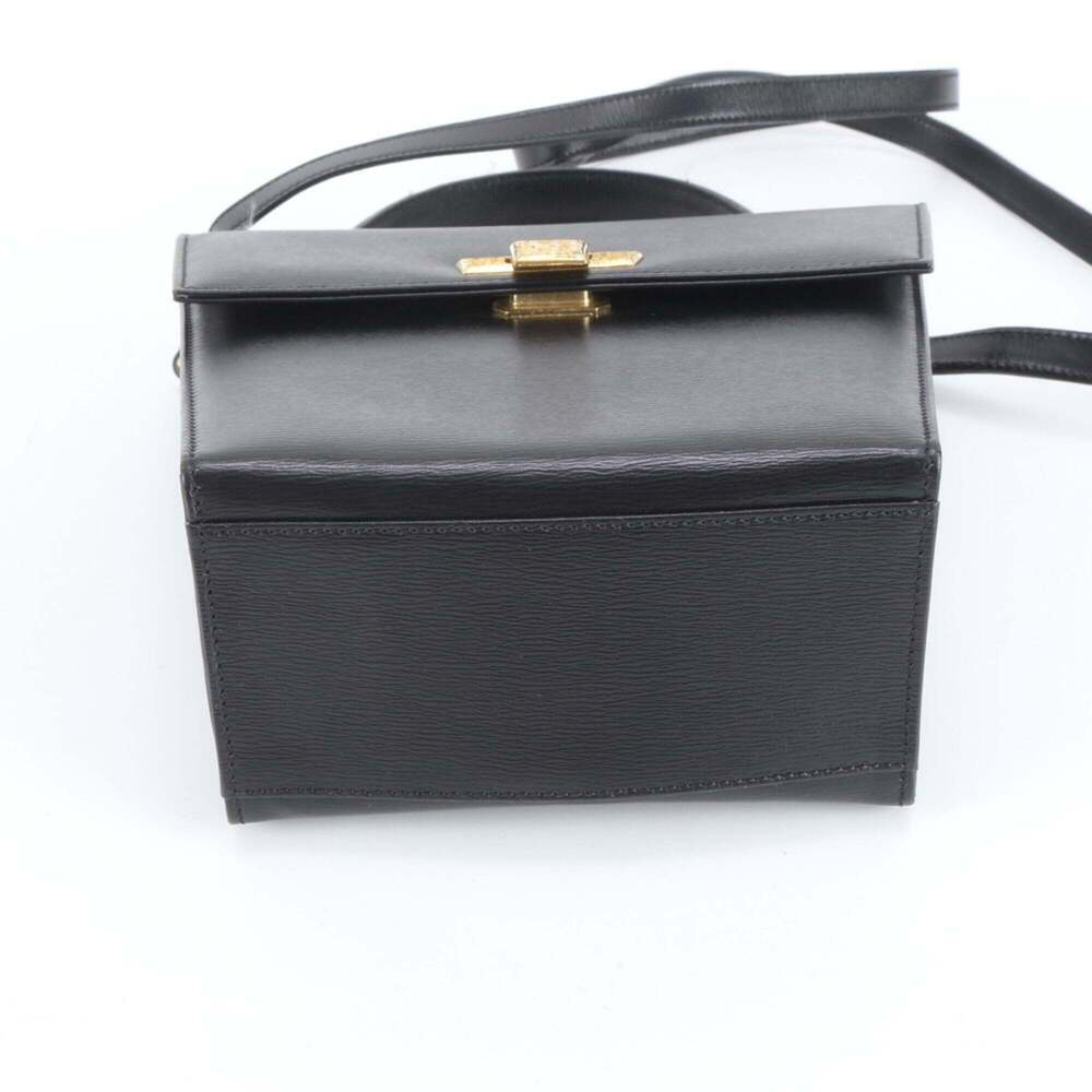 CHRISTIAN DIOR Vintage Black Leather Shoulder Bag - Picture 6 of 8